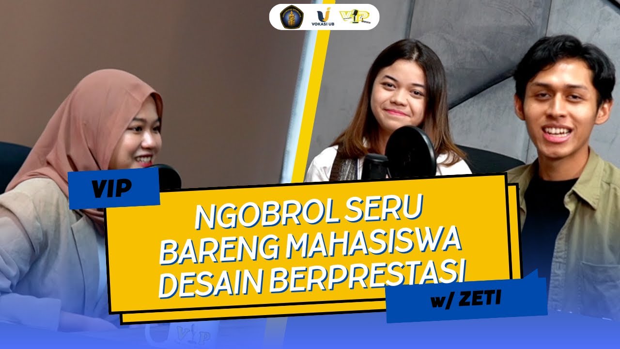 Ngobrol Seru Bersama Mahasiswa Desain Berprestasi Universitas Brawijaya