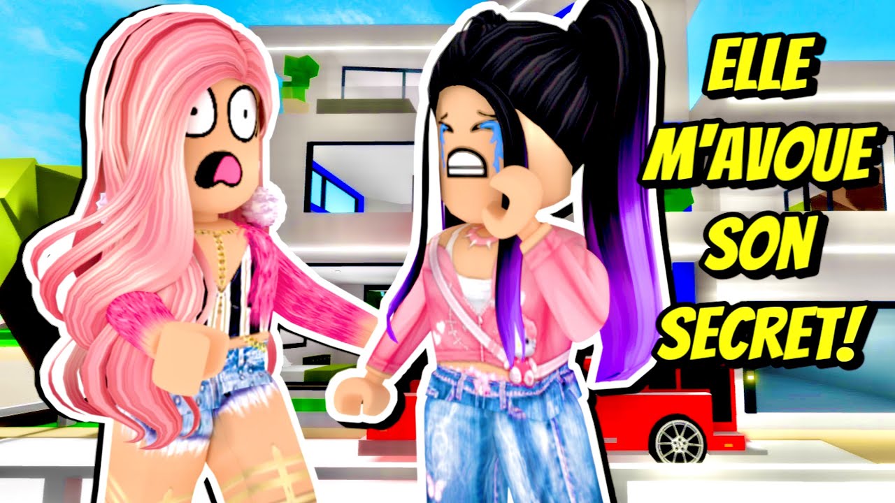 MA MECHANTE DEMI SOEUR M'AVOUE SON TERRIBLE SECRET DANS BROOKHAVEN RP! ROBLOX STORY FILM MOVIE