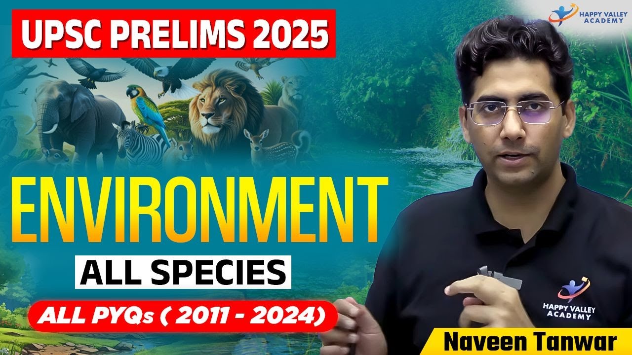 Environment | All PYQs (2011-24) | All Spices | UPSC PRELIMS 2025 | Naveen Tanwar Sir