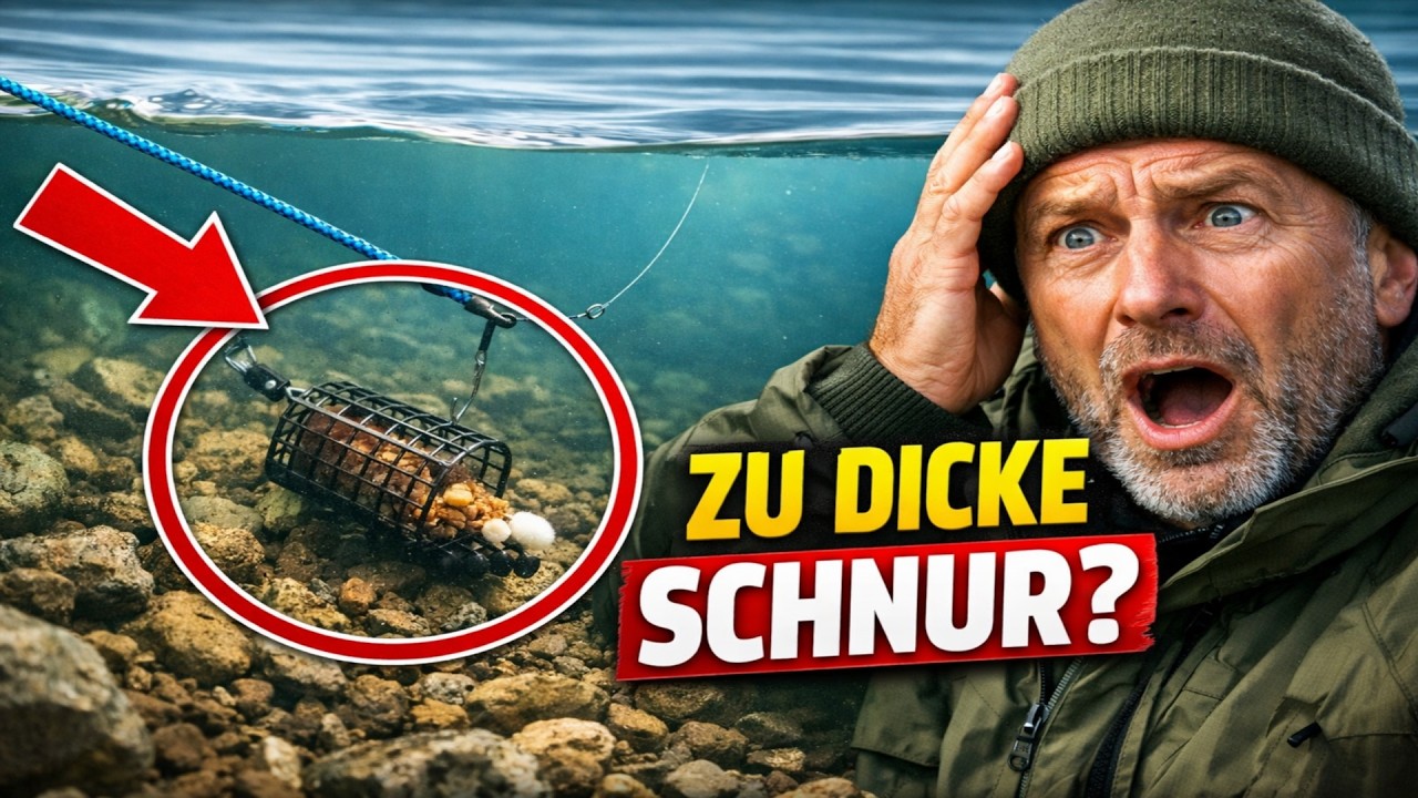 Klares Wasser, keine Bisse? DEINE SCHNUR ist schuld! (Und es ist nicht die Farbe)