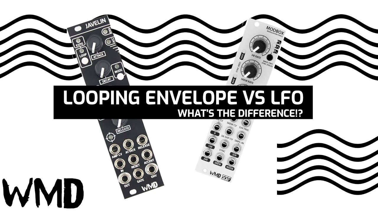 Looping envelope vs LFO in Eurorack, what they are and when to use each.