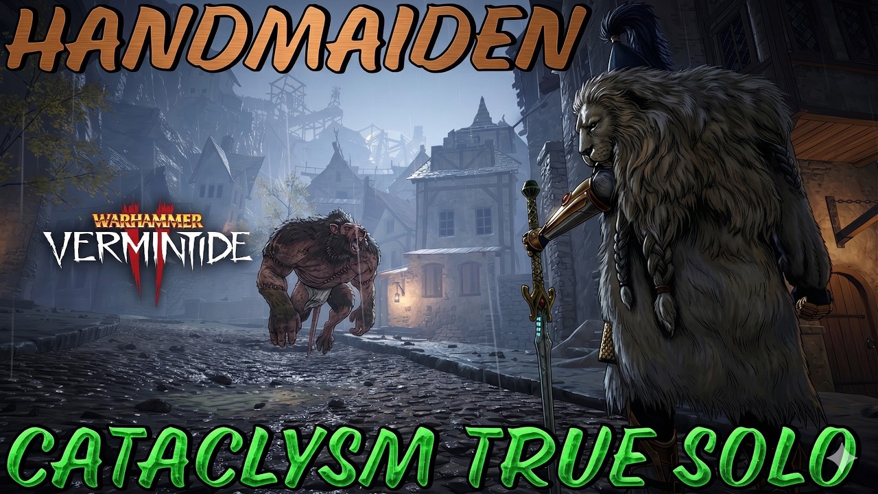 Handmaiden - Cataclysm True solo - Greatsword/Moonfire - Screaming Bell - Warhammer Vermintide 2