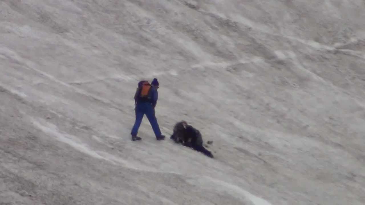 Ice Axe Self Arrest at St Mary's Glacier Colorado