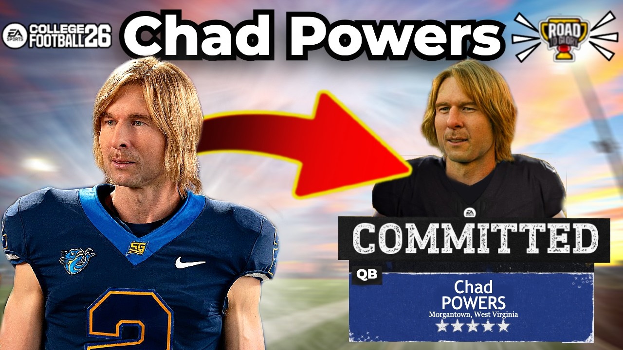 I Put Chad Powers in College Football 26! (Road to Glory)