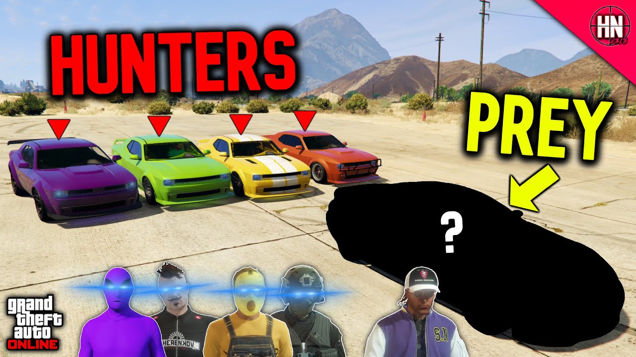 RANDOM CAR vs HELLFIRES | GTA 5 ManHunt