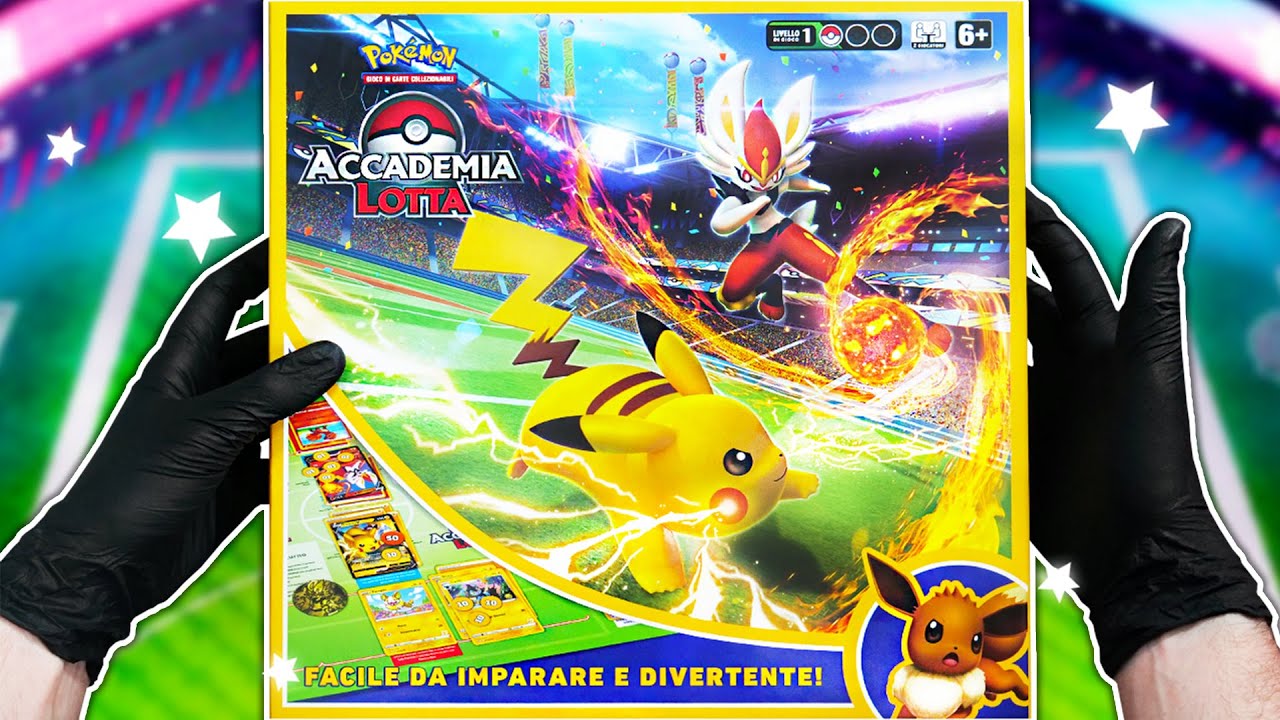APRO LA NUOVA ACCADEMIA LOTTA CON I MAZZI DI PIKACHU E EEVEE! - Pokemon TCG Battle Academy 2
