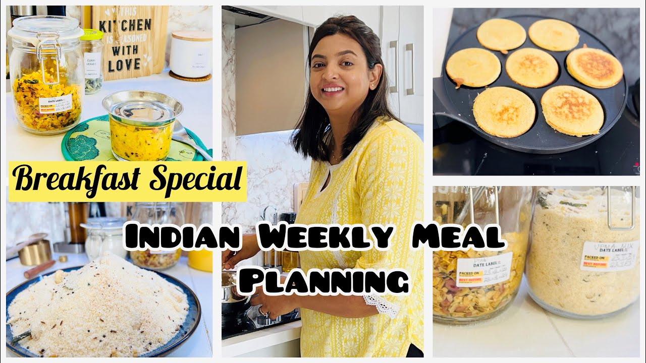 Indian Weekly Meal Prep for busy mom|Simple Tips to reduce cooking time| Breakfast & Premix recipes