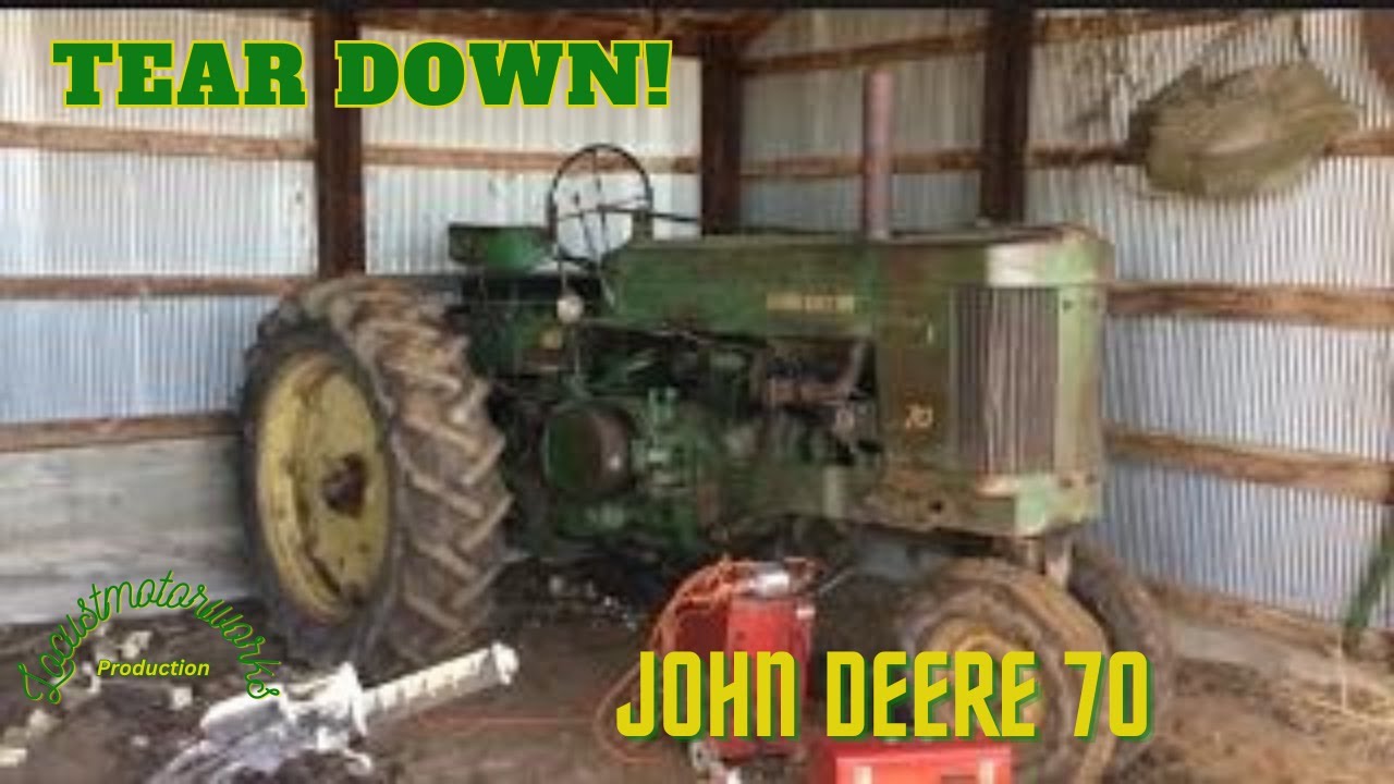 John Deere 70 Tear Down Part 1