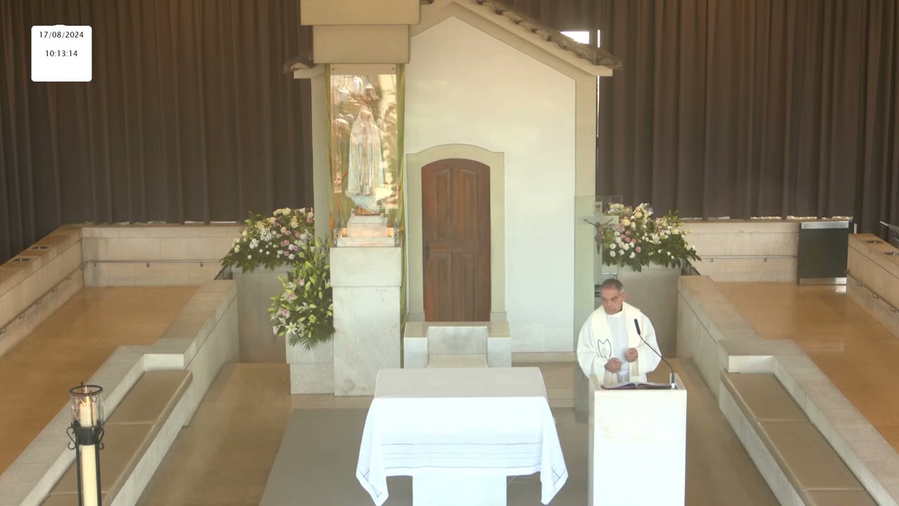 Terço a Nossa Senhora de Fátima desde a Capelinha das Aparições 17.08.2024