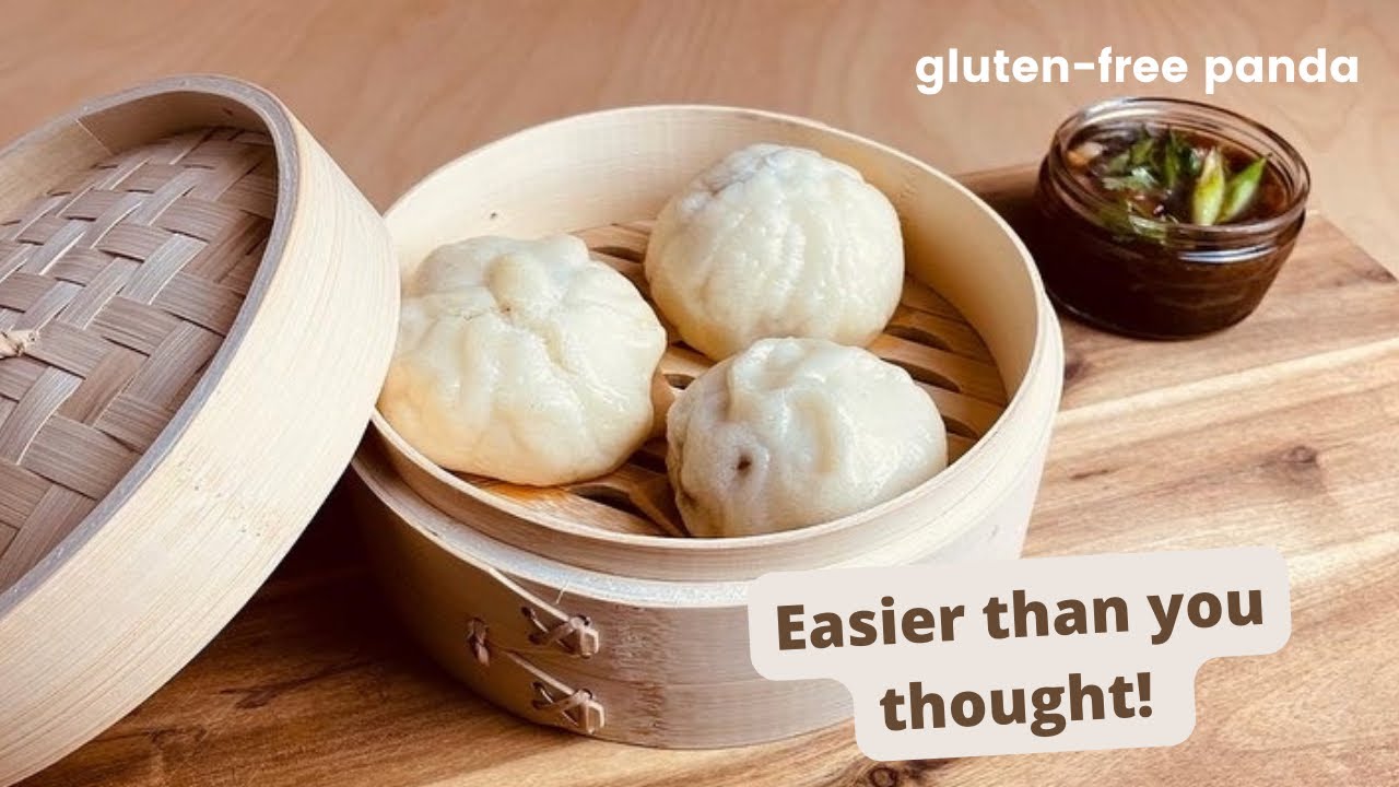 Gluten-free Chinese BBQ pork buns (Char Siu Bao 叉燒包) dim sum recipe