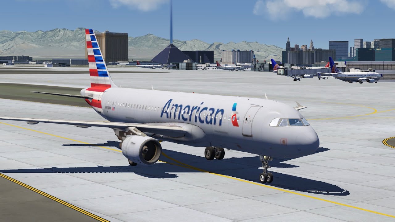 Aerofly FS 2020 Full Flight A320 Los Angeles-Las Vegas