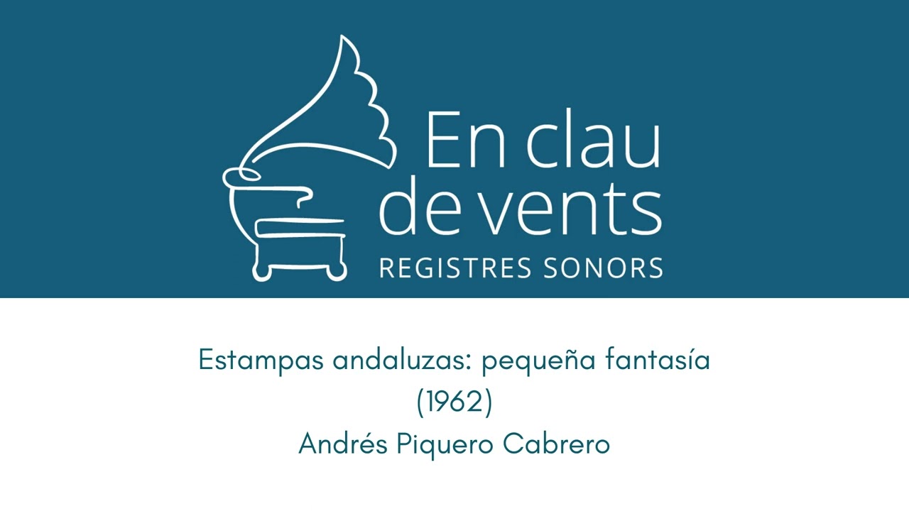 En clau de vents - ESTAMPAS ANDALUZAS: PEQUEÑA FANTASÍA (1962) - Andrés Piquero Cabrero (1906-1997)