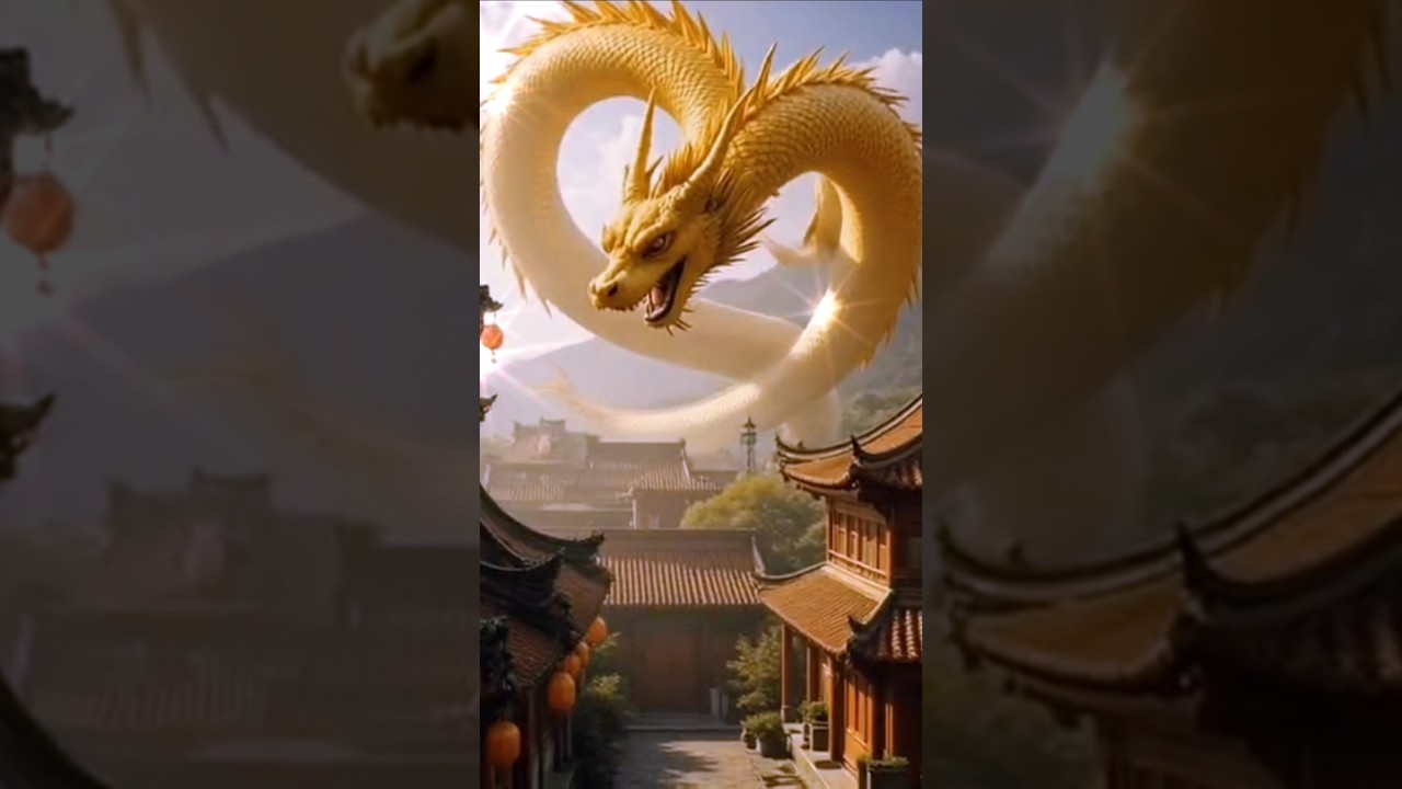 Unleash the power! Majestic Chinese Dragon in motion #dragon #china #art #epic #music
