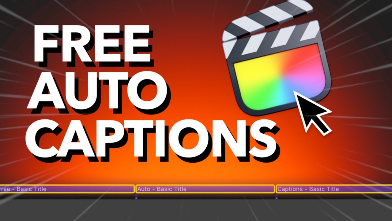 I built a FREE AUTO-SUBTITLER for FINAL CUT PRO (Customizable)