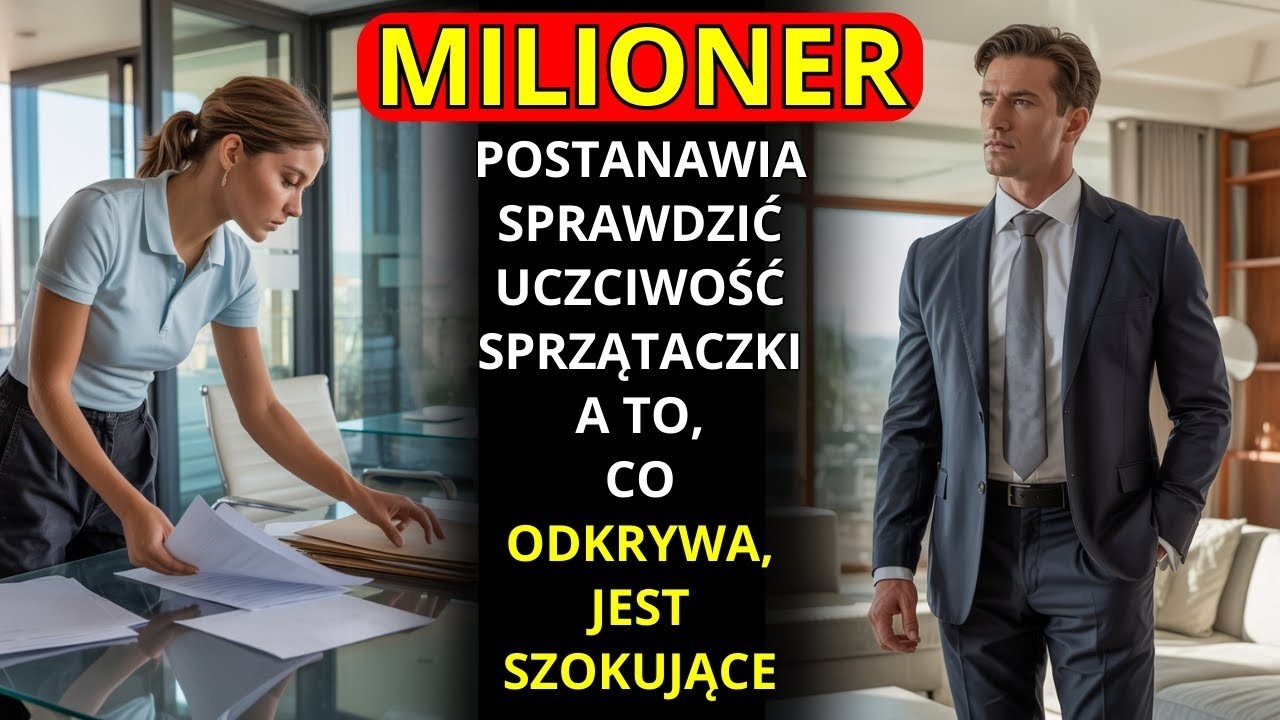 MILIONER POSTANAWIA SPRAWDZIĆ UCZCIWOŚĆ SPRZĄTACZKI… A TO, CO ODKRYWA, JEST SZOKUJĄCE