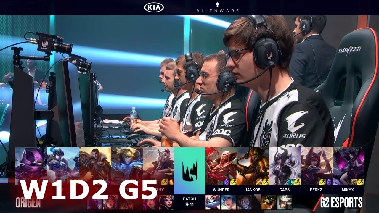 Origen vs G2 eSports | Week 1 Day 2 S9 LEC Summer 2019 | OG vs G2 W1D2