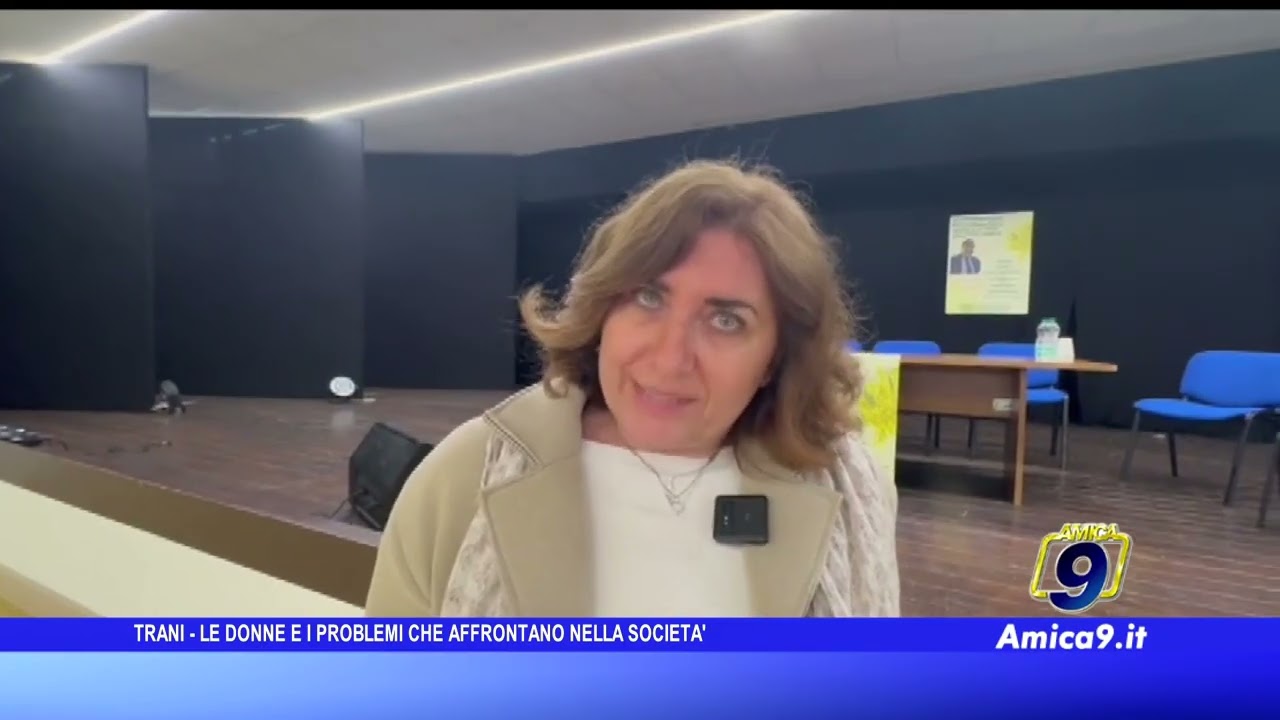 Trani, le donne e i problemi che affrontano nella società