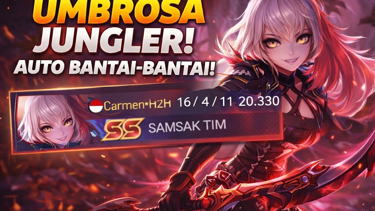 UMBROSA JUNGLER 🔥 Main Santai Tapi Auto Bantai-Bantai | Ranked
