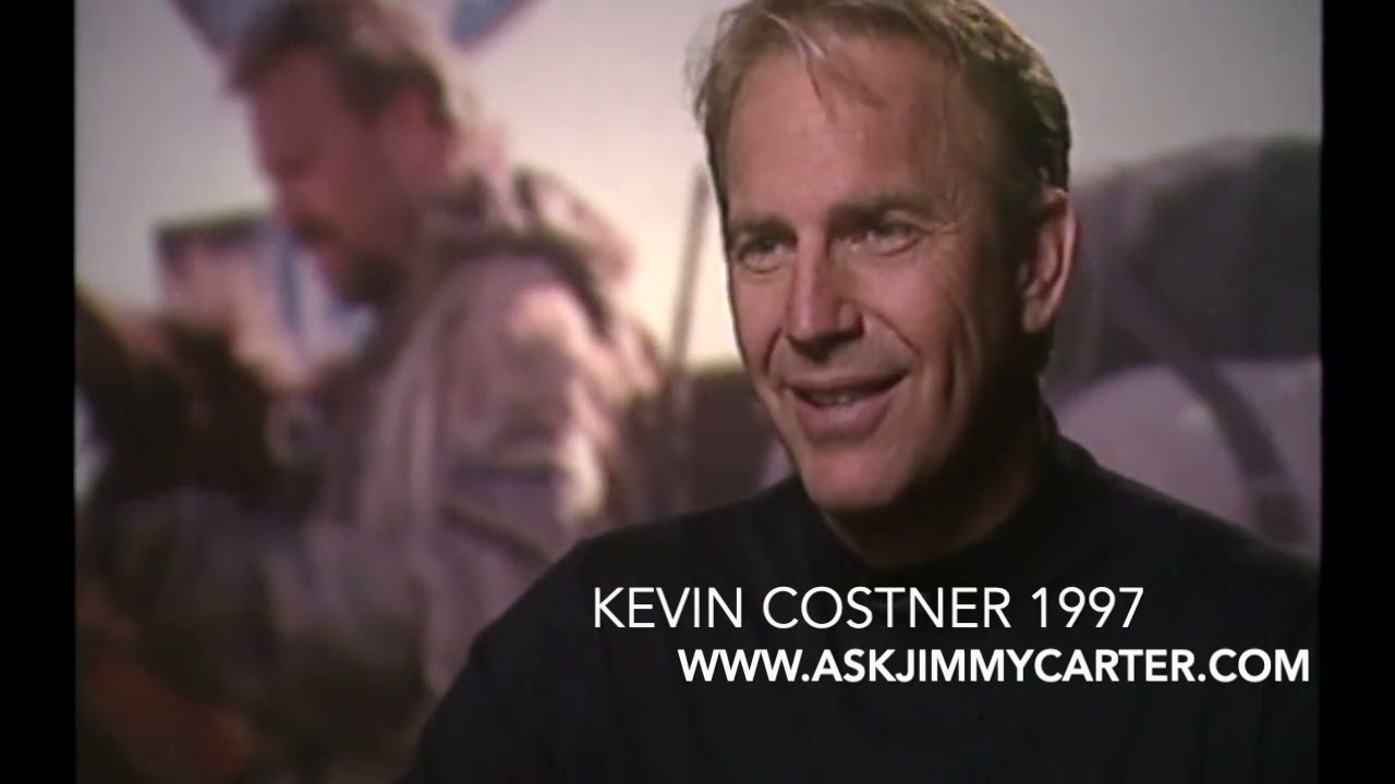 Kevin Costner 1997 talks with Jimmy Carter about filmmaking/The Postman