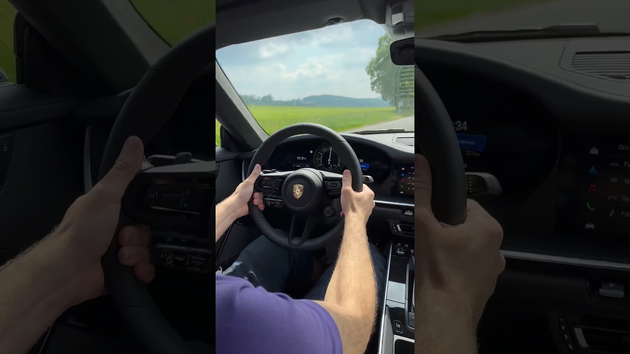 Разгон от 0 до 100 миль/ч за 2,5 секунды! Porsche 911 992 Turbo S Launch Control!