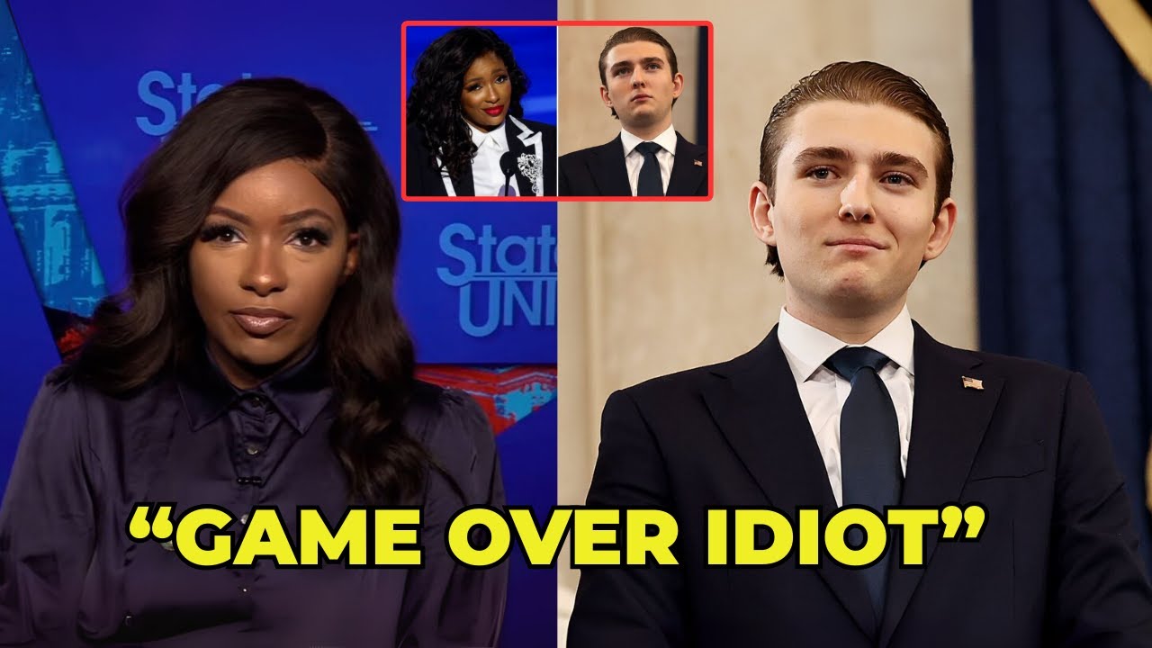&ldquo;Jasmine Crockett CLAPS BACK at Barron Trump &ndash; The Entire Room Erupts.&rdquo;