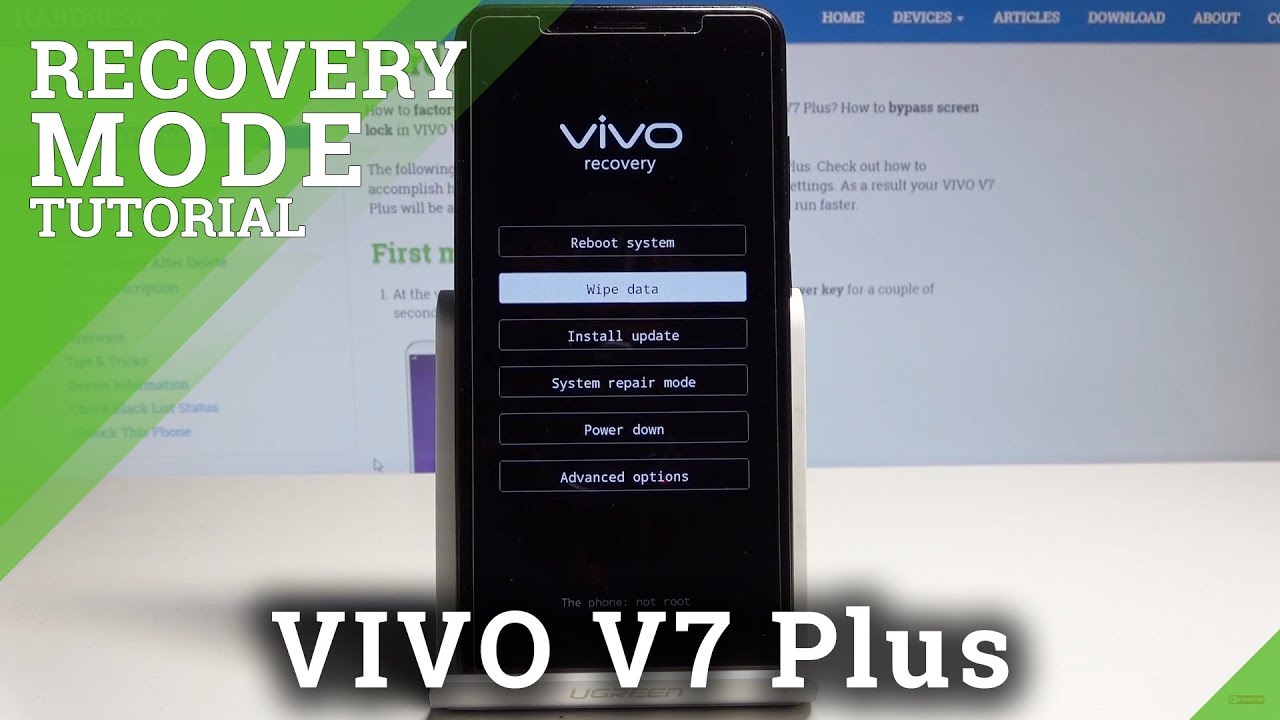 How to Factory Reset VIVO V7 Plus - Hard Reset by VIVO Recovery Mode