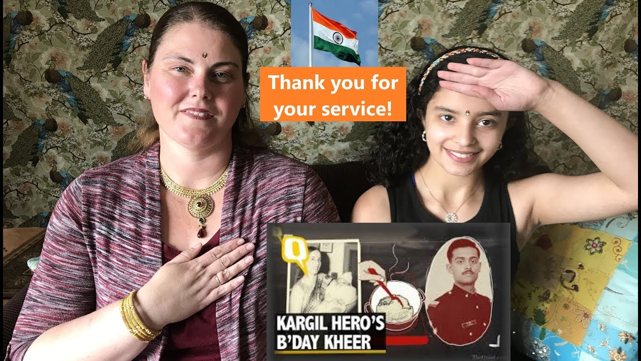KARGIL HERO'S MOTHER MAKES HIM KHEER ON HIS BIRTHDAY / AMERICANS REACTION