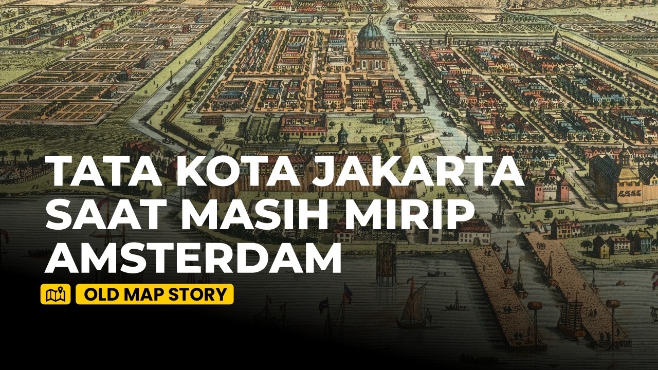 PETA KUNO LANGKA: BEGINILAH BENTUK AWAL MULA KOTA JAKARTA SAAT PERTAMA KALI BERDIRI