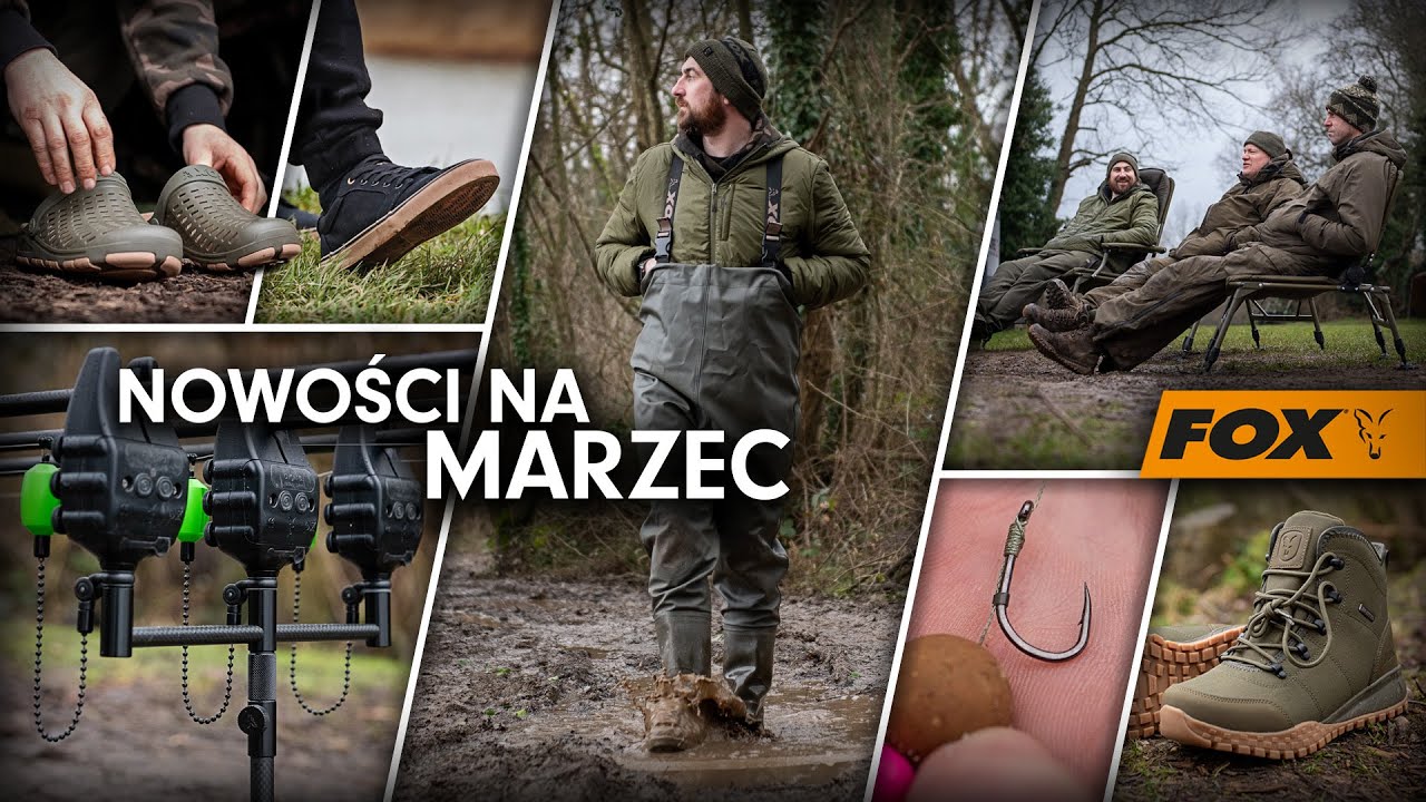 NOWE produkty Fox na marzec 2025 | Krzesła, obuwie i gadżety dla karpiarzy | Carp fishing