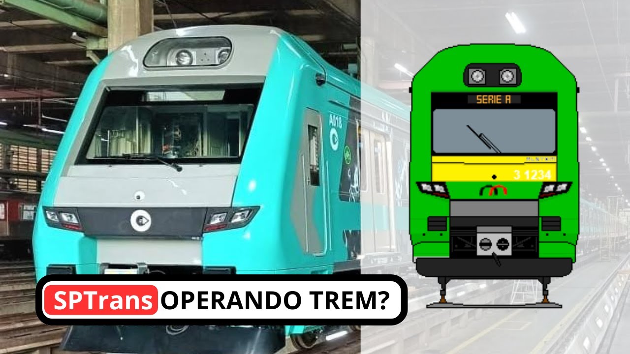 COMO SERIA? #7 - Pintura da SPTrans(el&eacute;tricos) no Alstom Aplha da Via Mobilidade.