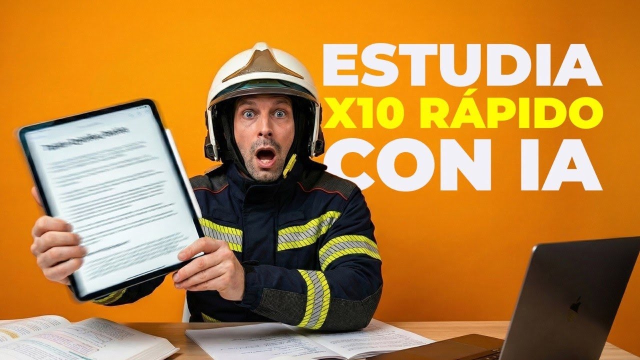 Aprueba la oposición a BOMBERO en 2026 con IA - 7 PASOS que nadie te cuenta