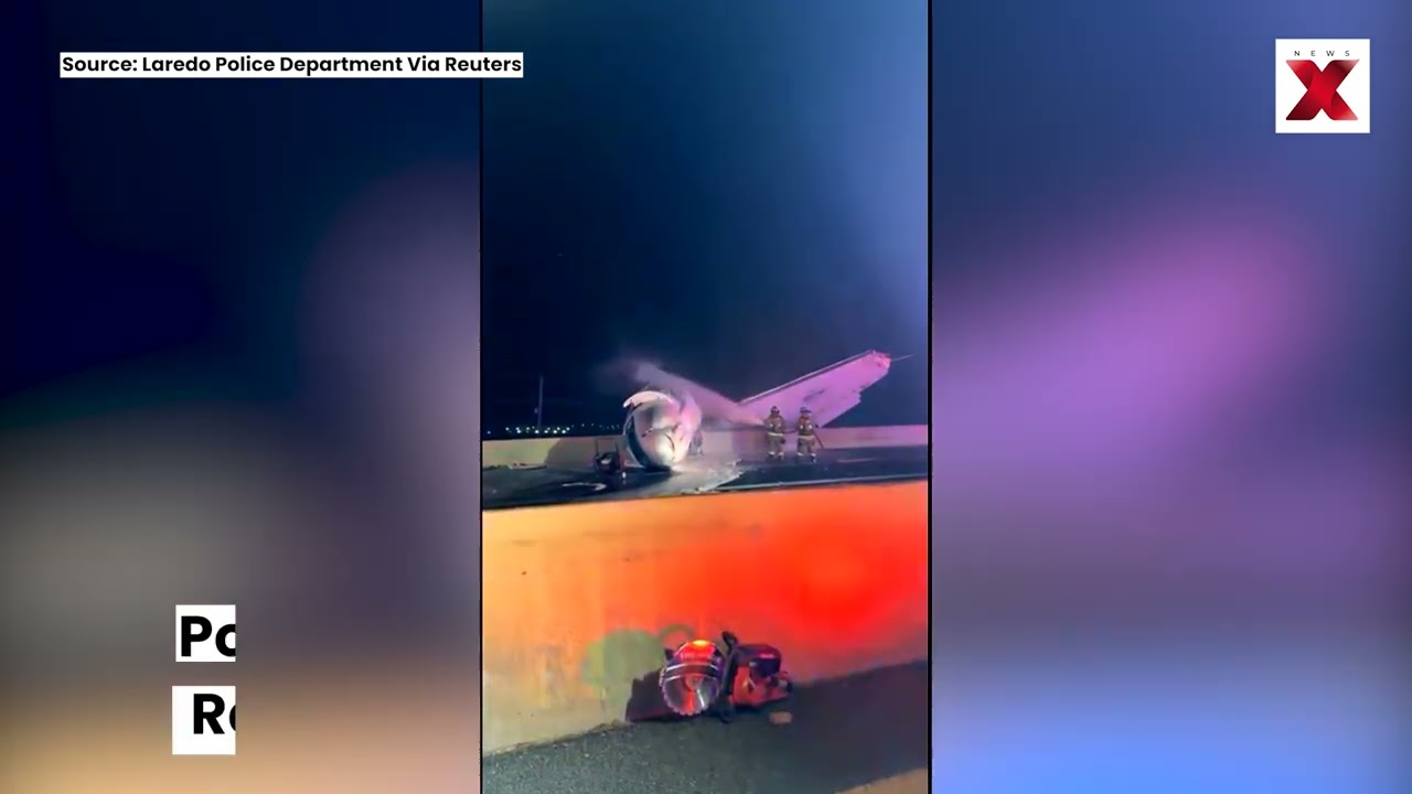 Texas Plane Crash Horror: Plane Falls From Sky Near Texas Highway, Shocking Scenes Caught On Camera