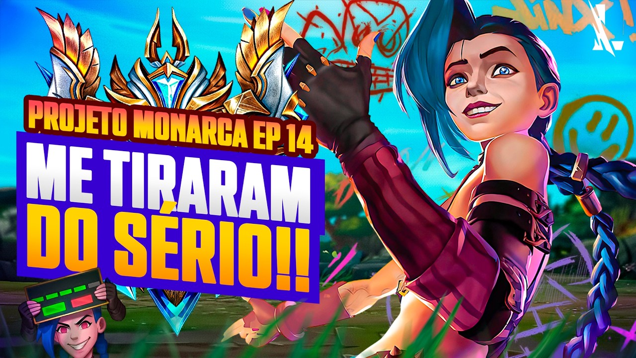 ME TIRARAM DO SÉRIO (E ISSO CUSTA PARTIDAS) | JINX ADC | PROJETO MONARCA EP.14 LoL Wild Rift