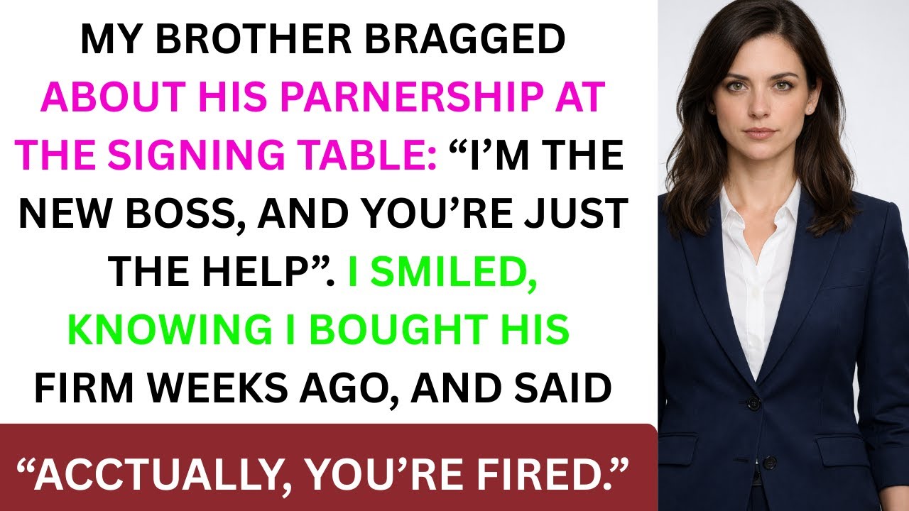 My Brother Bragged “I’m The New Partner”—I Bought The Company And Said “Actually, You’re Fired”...