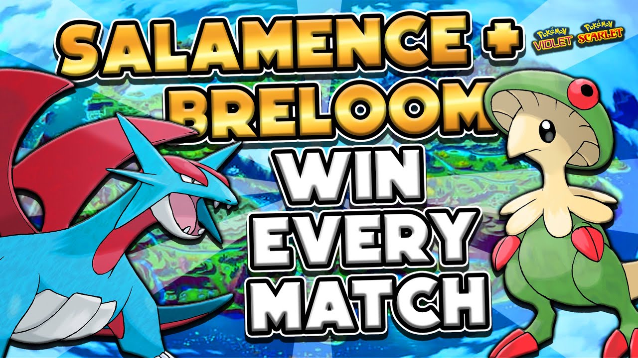 SALAMENCE & BREELOOM Team Is Crazy Strong! - Pokémon Scarlet & Violet Ranked Double Battles