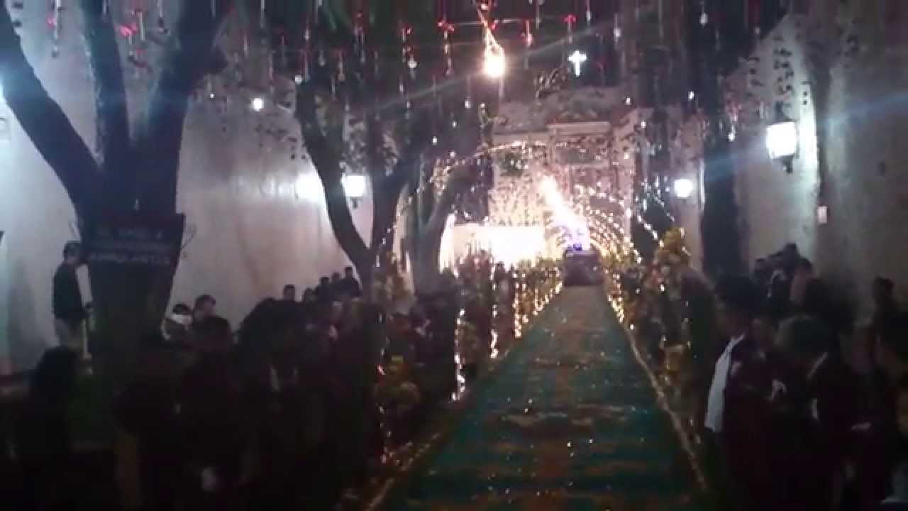 Emocionante la llegada del Señor del Convento a su casa después de su procesión 2011