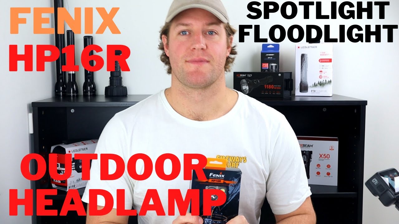 All NEW Outdoor 1250 Lumen SPOT-FLOOD Headlamp | Fenix HP16R