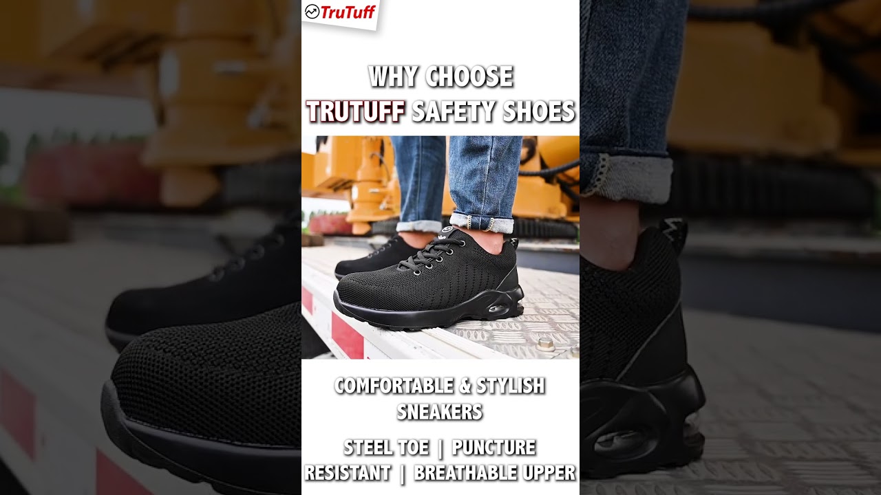 Protection you can trust, comfort you&rsquo;ll love &ndash; TruTuff WICK Safety Shoes!     #trutuff #safetyshoes