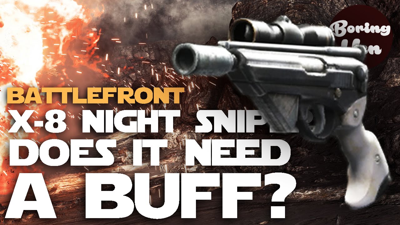Star Wars Battlefront - Does the X-8 Night Sniper Need a Buff? - Bespin Gameplay