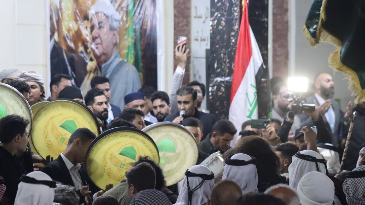 احتفالية المولد النبوي الشريف : الطريقة الكسنزانية تحتفل في الرمادي - منطقة البوعلي الجاسم
