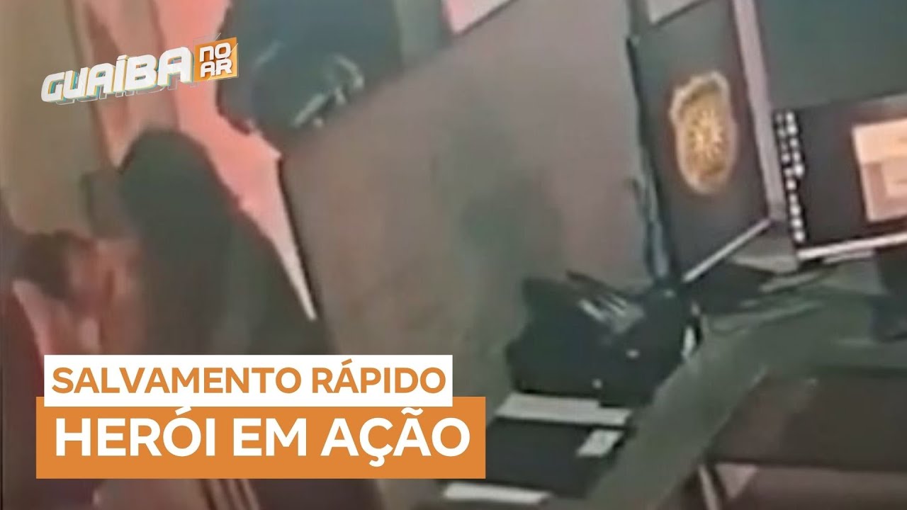 Policial salva bebê engasgado após socorro rápido em Canoas (RS)