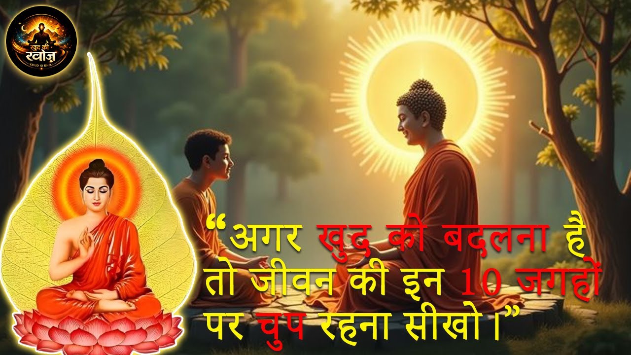 जीवन की इन 10 जगहों पर चुप रहना सीखो।... #motivation #inspiration #buddha #story #youtubeshorts