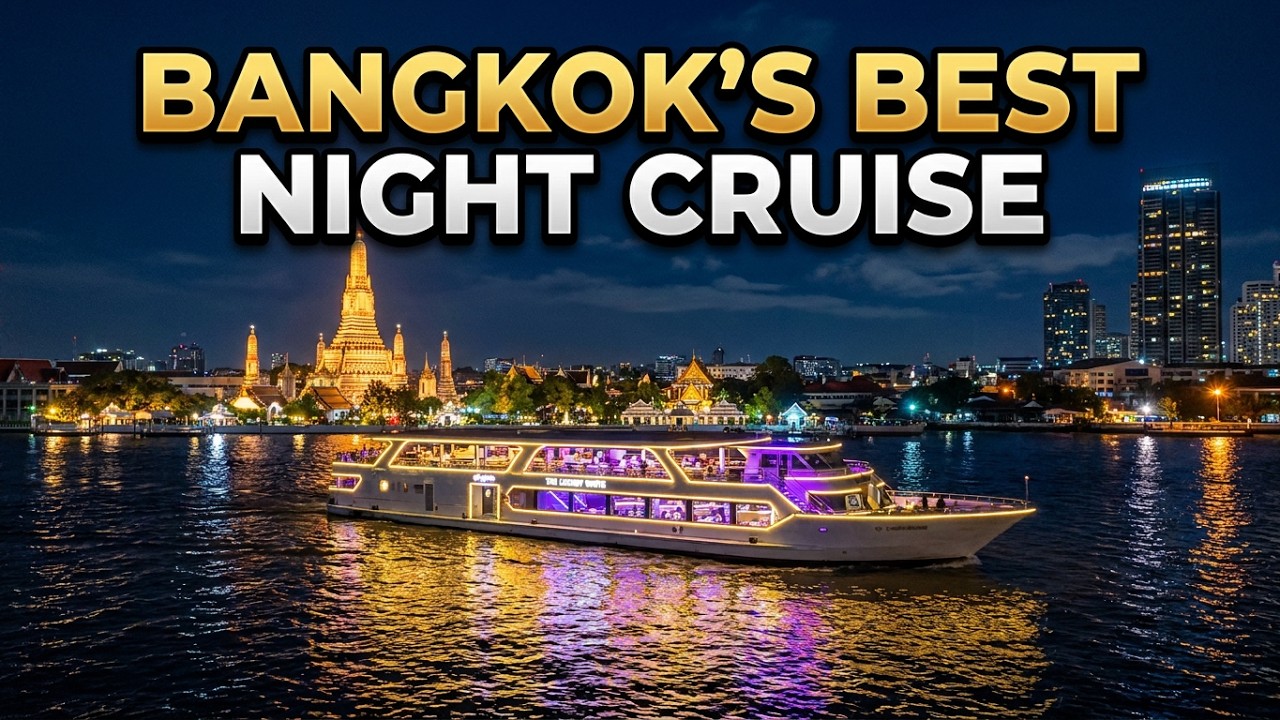 Sunset Cruise-Bangkok (Chao Phraya White Orchid Cruise) #bangkok #thailand #cruise #bangkoktour