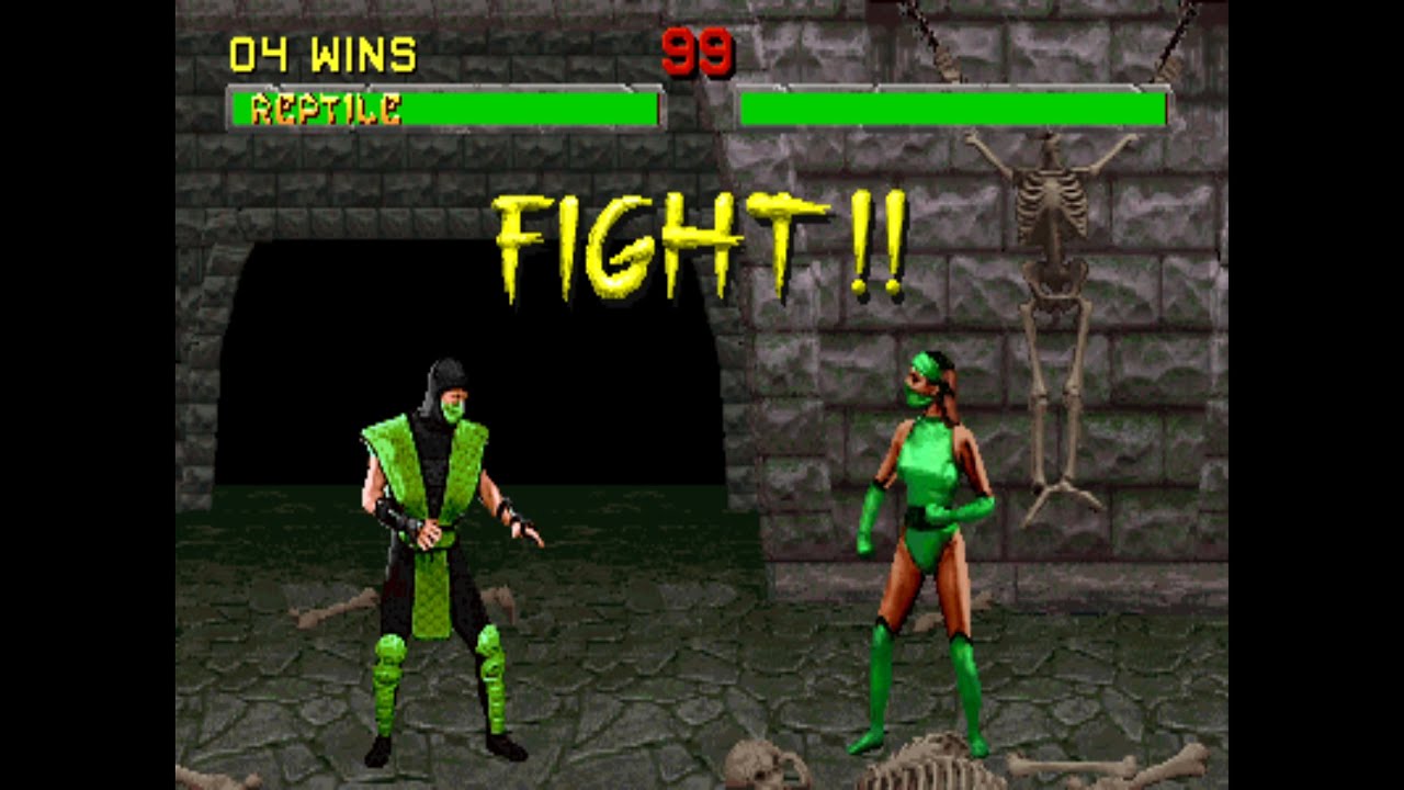 Mortal Kombat 2 - Рептилия (Без урона) (Очень сложно)