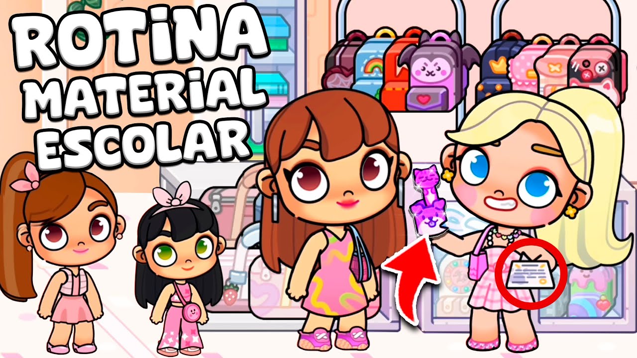 ROTINA MATERIAL ESCOLAR | AVATAR WORLD ROTINAS E HISTÓRIAS