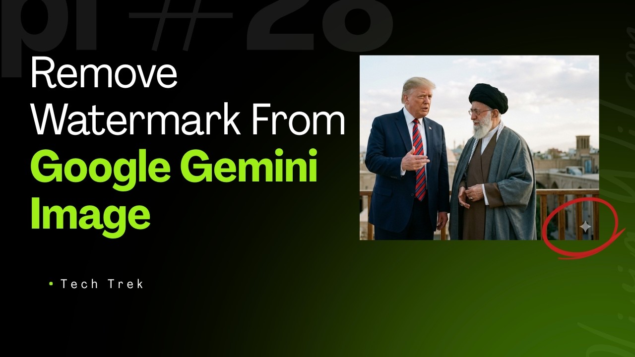 How to Remove Gemini Watermark from Image | Remove Gemini Logo | Tech Trek