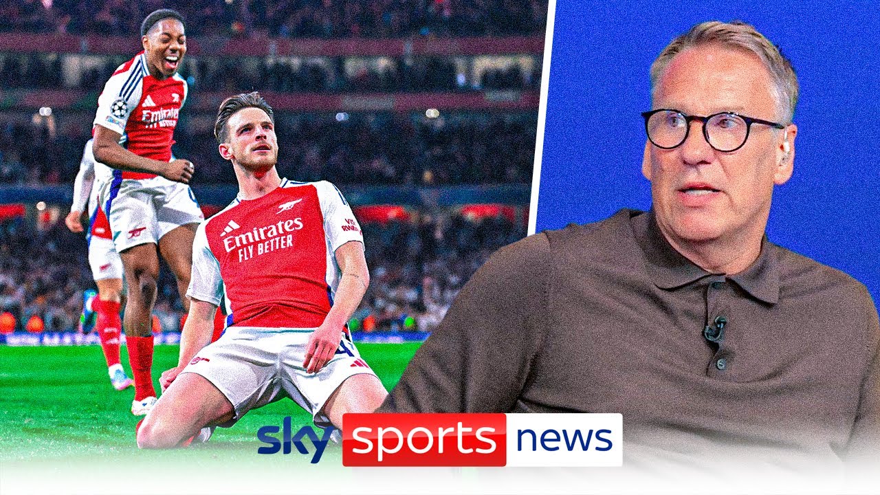 Paul Merson reacts to Arsenal&rsquo;s incredible 3-0 victory over Real Madrid