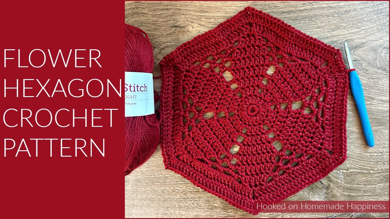 Flower Hexagon Crochet Pattern