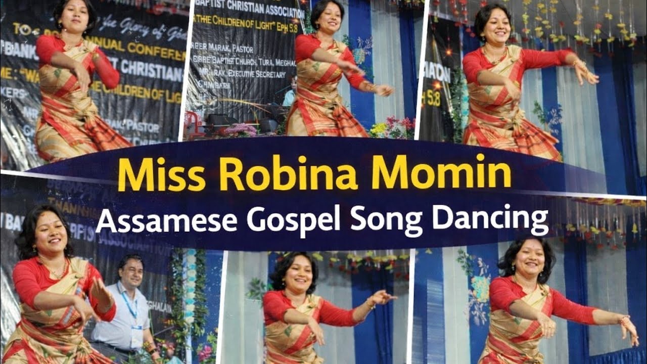 Powerful Assamese Gospel Song Dance by Miss Robina Momin | Live Conference Stage