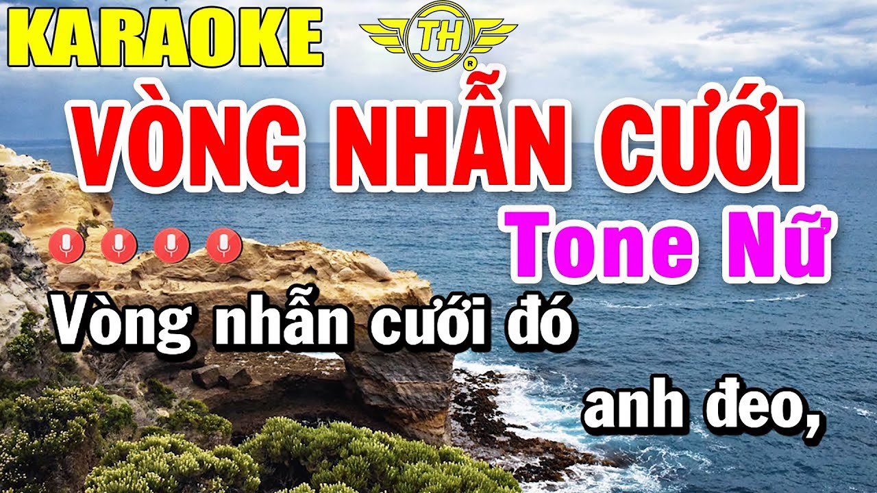 Vòng Nhẫn Cưới Karaoke Tone Nữ Nhạc Sống 2023 | Trọng Hiếu
